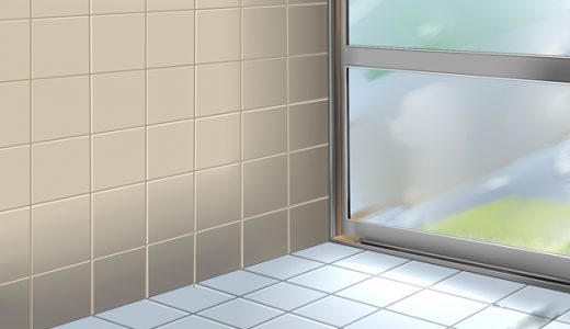 【作業時間３０秒】 お風呂の頑固な黒カビが嘘みたいにキレイに。